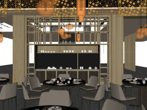 Hotel room interior 3D Model