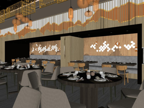 Hotel room interior 3D Model