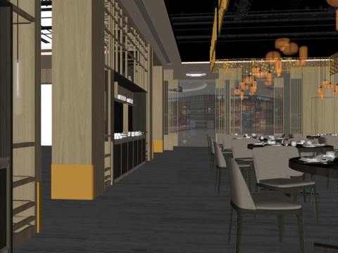 Hotel room interior 3D Model