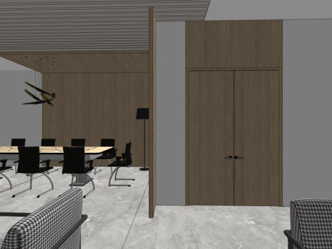 Reception Lobby 3D Model
