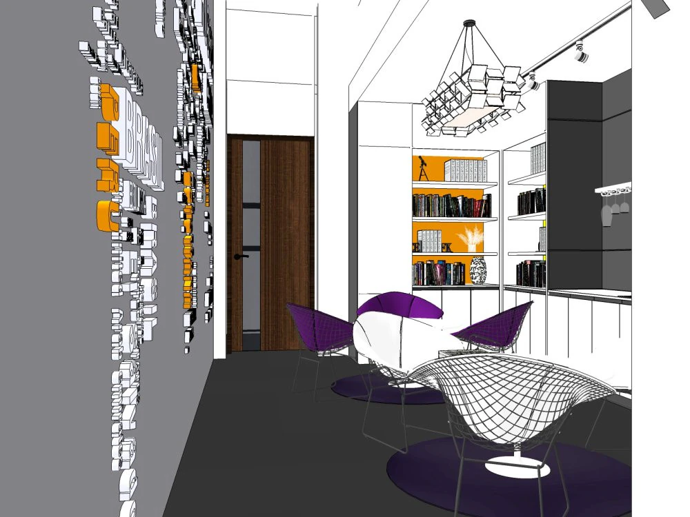 Modern office 3D Model .c4d .max .obj .3ds .fbx .stl .blend