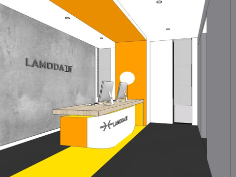 Modern office 3D Model