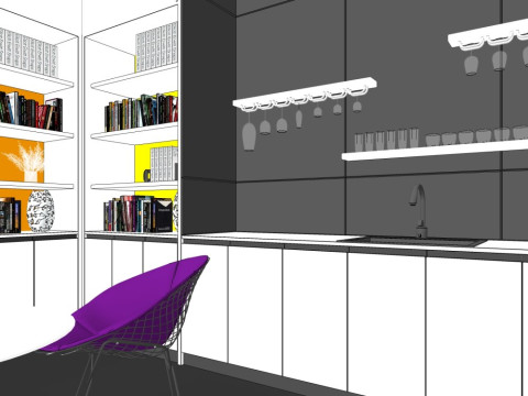 Modern office 3D Model