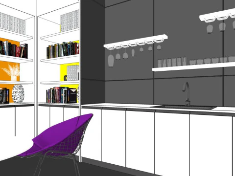 Modern office 3D Model