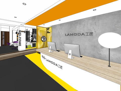 Modern office 3D Model