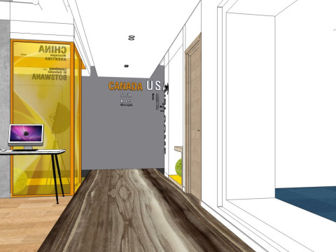 Modern office 3D Model