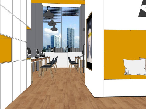 Modern office 3D Model