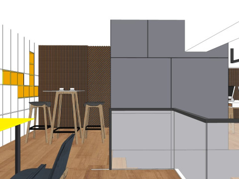 Modern office 3D Model