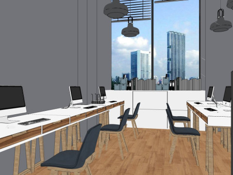 Modern office 3D Model