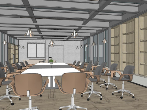 Ufficio moderno Modello 3D