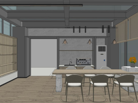 Modern office 3D Model