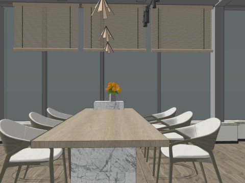 Modern office 3D Model