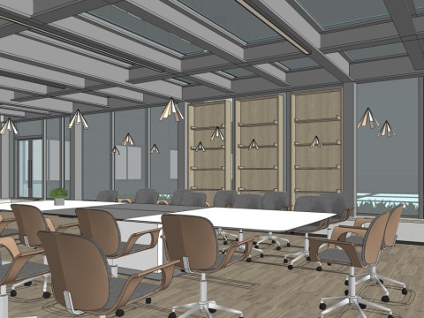 Modern office 3D Model