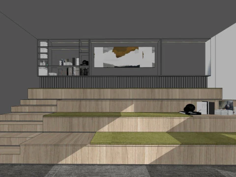 Modern office 3D Model