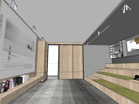 Modernes B&uuml;ro 3D Modell