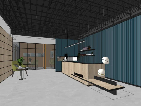 Modern office 3D Model