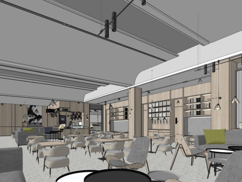 Caff&egrave; Modello 3D