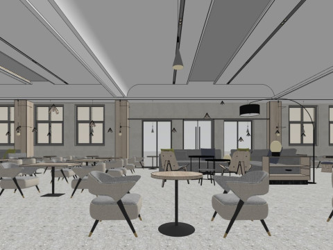 Caff&egrave; Modello 3D