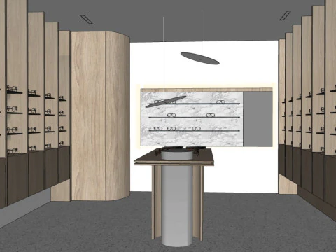 Eyewear store 3D Model