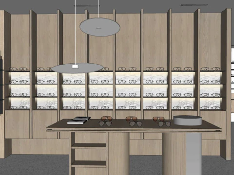 Eyewear store 3D Model