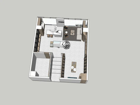 Eyewear store 3D Model