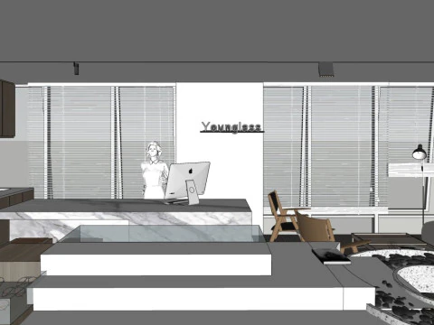 Eyewear store 3D Model