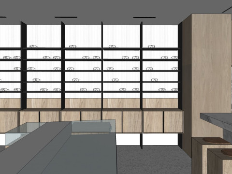 tienda de gafas Modelo 3D