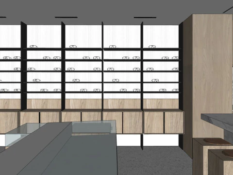 Eyewear store 3D Model