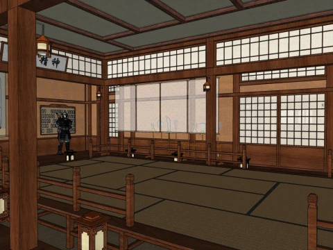 日本館 3Dモデル