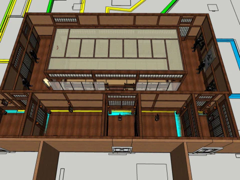 Japanese-style Museum 3D Model