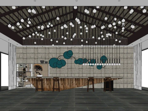 Hotel lobby 3D Model