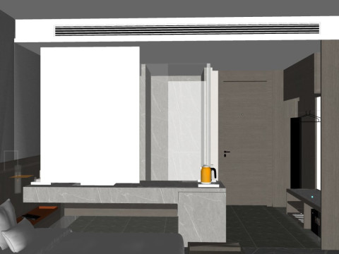 Hotel room 3D Model