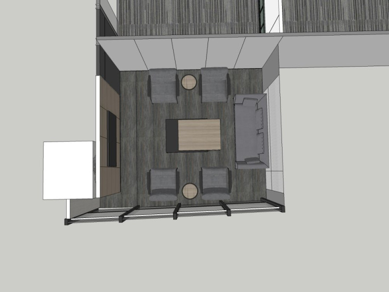 VIP Reception Room 3D Model .c4d .max .obj .3ds .fbx .stl .blend 