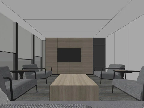 VIP Reception Room 3D Model