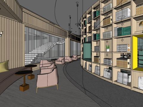 Reading place 3D Model