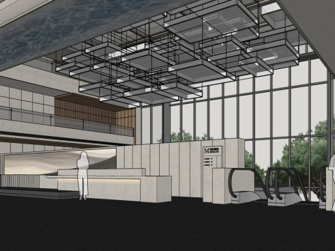 Lobby interior 3D Model