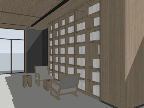Tea Lounge 3D Model