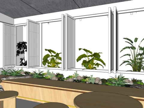 Sal&oacute;n de empresa Modelo 3D