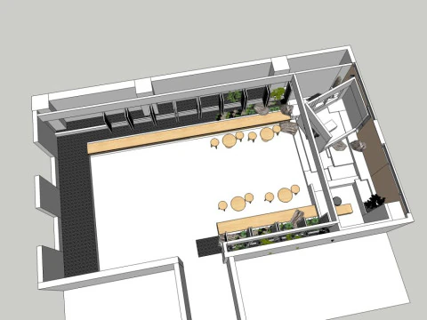 Company lounge 3D Model