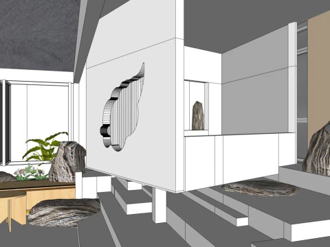 Company lounge 3D Model
