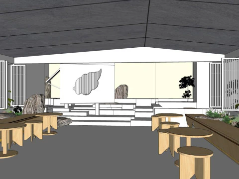 Company lounge 3D Model