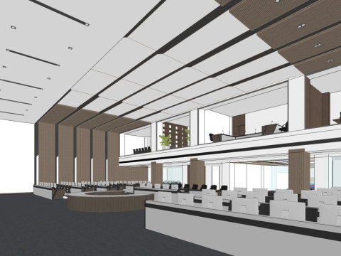 कमांड सेंटर 3D मॉडल