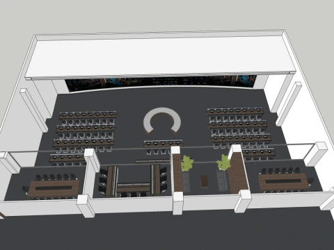 Command center 3D Model