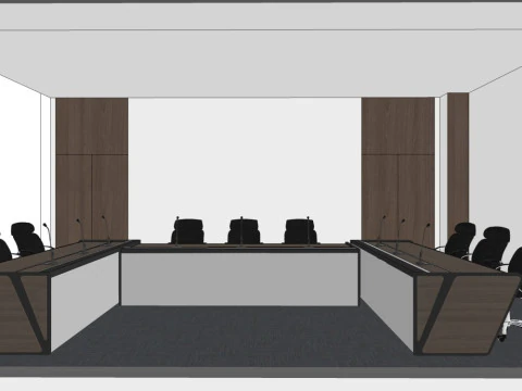 Command center 3D Model
