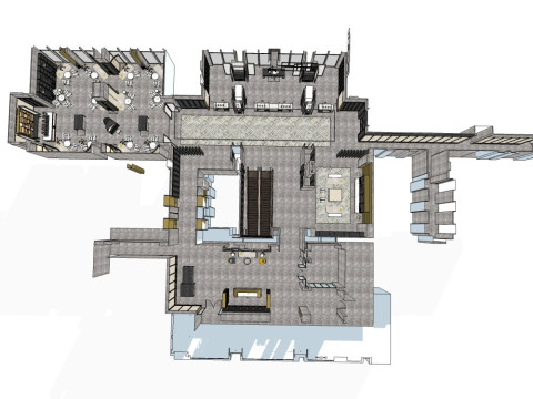 Hotel lobby 3D Model