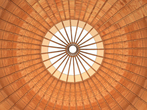 Wooden Church 3D Model