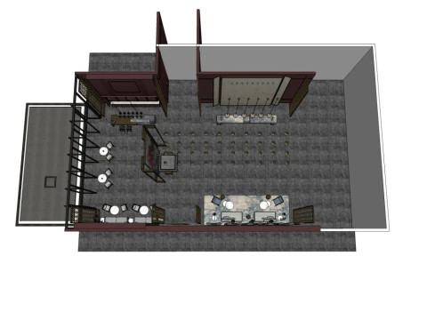 Hotel lobby 3D Model