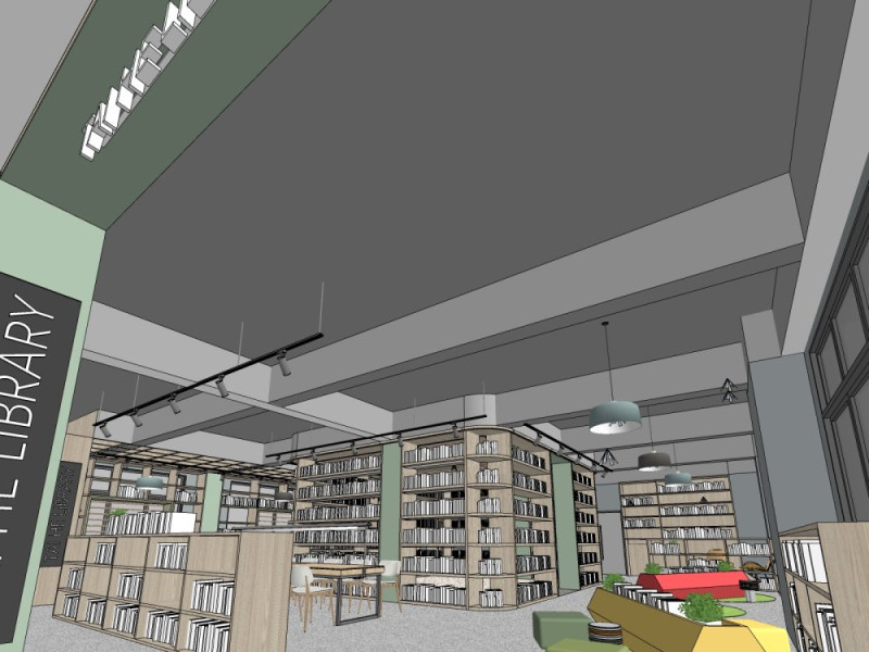 किताबों की दुकान 3D मॉडल .c4d .max .obj .3ds .fbx .stl .blend 