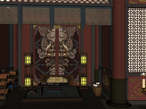 Chinese palace 3D Model