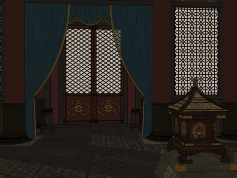 Chinese palace 3D Model